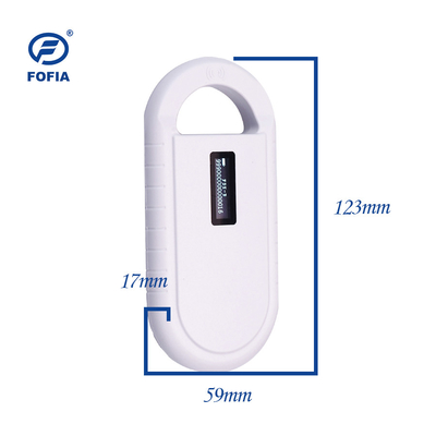 24/7 OLED Animal ID Microchip Scanner Reader 134.2KHz με αγγλική γλώσσα λειτουργίας