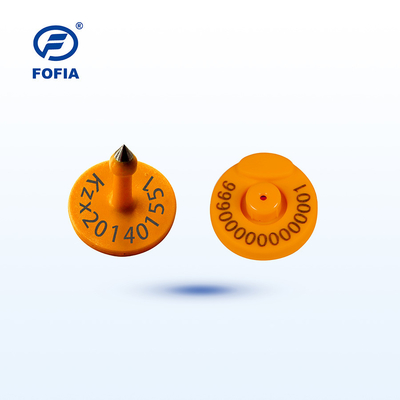 FOFIA RFID Ηλεκτρονική μάρκα αυτιών Ετικέτες παρακολούθησης ζώων με θερμόμετρο για βοοειδή πρόβατα