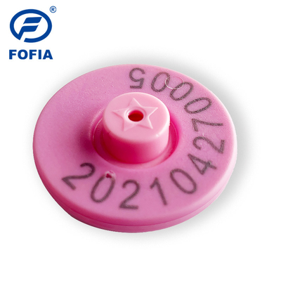 UHF διαχείριση 960MHz χοίρων ετικεττών αυτιών Rfid ζωική εναντίον της σύγκρουσης