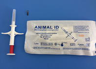 Μικροτσίπ σκυλιών αναζήτησης RFID με τη σύριγγα, μικροτσίπ ICAR ταυτότητας της Pet εγκεκριμένο
