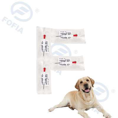 Λευκή σύριγγα Pet Tracker μικροτσίπ EO αεριοστεροποίηση 134.2KHz εντοπισμός