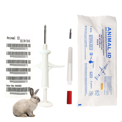 134.2KHz Pet ID Microchip Syringe Injectable Transponders στην αναγνώριση των ζώων