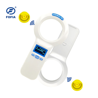 USB Powered RFID Microchip Scanner με 3 AA Power και ενσωματωμένο σύστημα ρολογιού