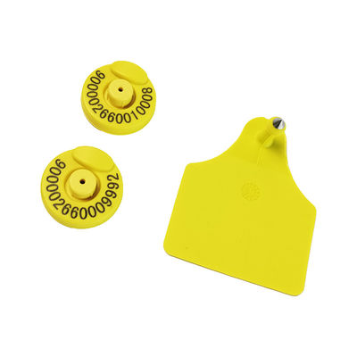 Round Electronic Ear Tags with More Than 20 Years Validity and Minimum 100 Write Cycle for ISO 11784/11785 Compliant Livestock Identification