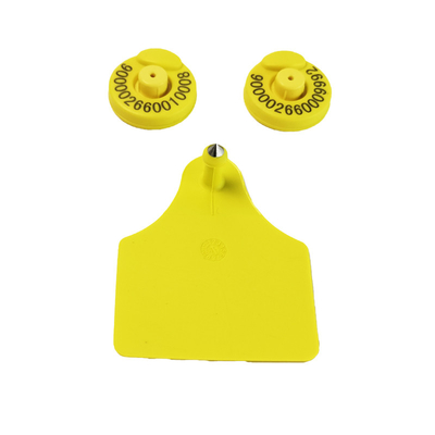 ΠΟΥΡ RFID Ear Tag Εντός λειτουργίας Θερμοκρασία 17cm Για διαχείριση κτηνοτροφίας