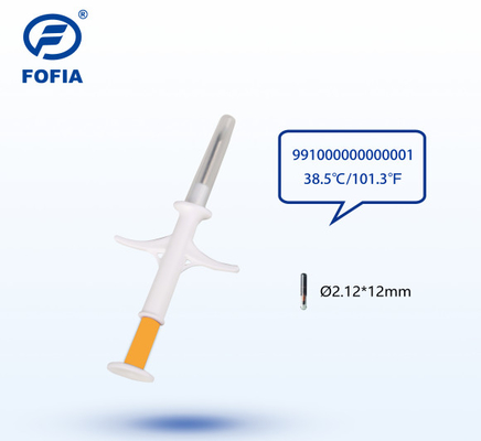 Mircochip Ενέσιμη συσκευή θερμοκρασίας ζώων για την υγεία και την καλή διαβίωση των ζώων