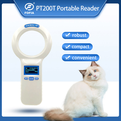 USB Μεταβιβάσιμο ISO Transponder Microchip Handheld Reader για αναγνώριση κατοικίδιων ζώων