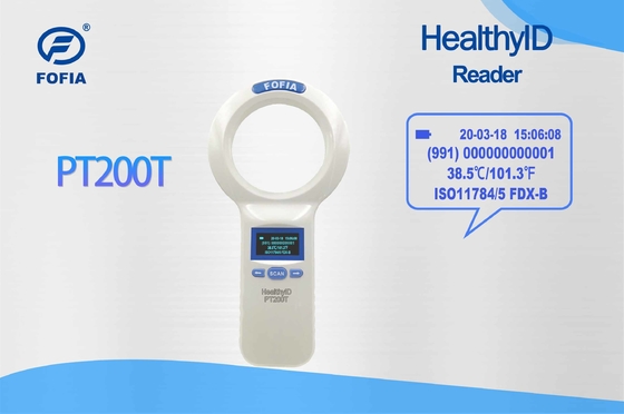 USB Μεταβιβάσιμο ISO Transponder Microchip Handheld Reader για αναγνώριση κατοικίδιων ζώων