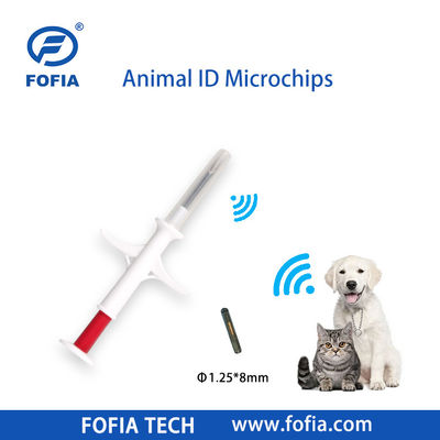 Fofia 2026 Hot Selling RFID 134,2 kHz Animal ID Microchip Ενσωματωμένη ετικέτα αυτιού τύπου ZS009 Αδιάβροχη για κατοικίδια ζώα βοοειδών