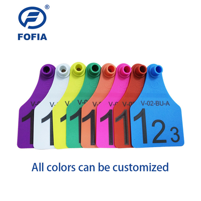 Κίτρινο πρότυπο ISO Ηλεκτρονικές καρτέλες αυτιών για τη διαχείριση βοοειδών Πρότυπο ISO11784/5 HDX/FDX