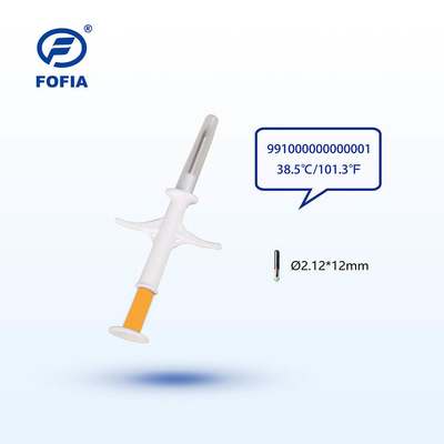 RFID Τσιπ Θερμοκρασίας για Ζώα ISO11784/85 Πιστοποιημένη ετικέτα σύριγγας