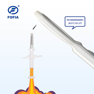 RFID Τσιπ Θερμοκρασίας για Ζώα ISO11784/85 Πιστοποιημένη ετικέτα σύριγγας
