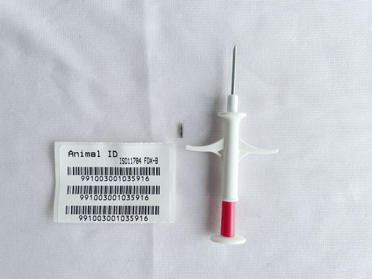 HT003 Κιτ Σύριγγας Microchip – Τσιπ RFID ISO FDX-B με Αισθητήρα Θερμοκρασίας για Ζωικό Κεφάλαιο