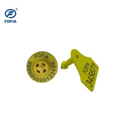 Πλήρης ICAR ET908 κυκλικές ηλεκτρονικές μάρκες αυτιών με αναγνώστη BLE για την ταυτοποίηση ζώων και ISO11784/5 μη κοινό ICAR κωδικό