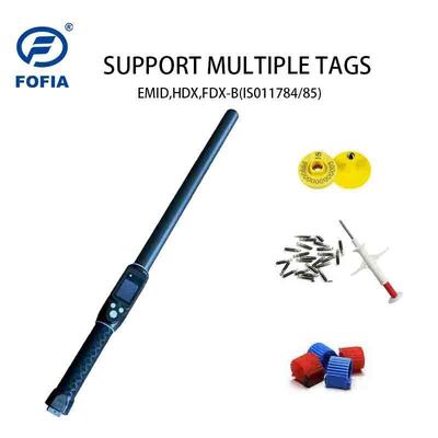 Απόσταση ανάγνωσης 30 έως 100 εκατοστά Rfid Animal Reader Scanner Bluetooth Livestock Rfid Stick Reader Συστήματα λειτουργίας Όλα