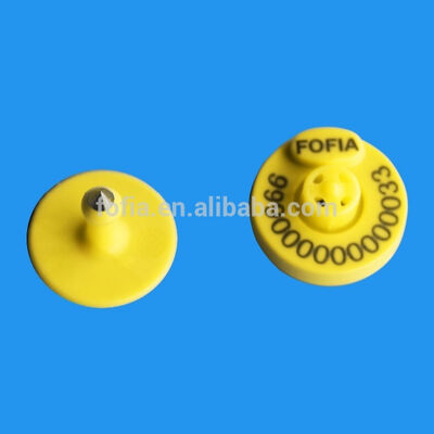 PVC 1342khz FDXB Μεσαίου εύρους απόσταση Eartag βοοειδή RFID αναγνώστης συμβατό με κάρτες υποστήριξης