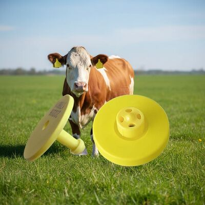 Πιστοποιημένο από την ICAR ηλεκτρονικό σήμα αυτιών βοοειδών με υδροστεγή κατασκευή TPU και συχνότητα 134,2 kHz για την παρακολούθηση των ζώων