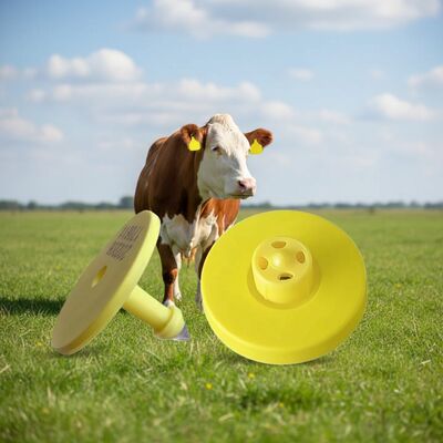 134.2kHz ISO11784/5 FDX-B Ηλεκτρονική Ετικέτα Αυτιού με Αντοχή 350N για Αναγνώριση και Παρακολούθηση Ζώων