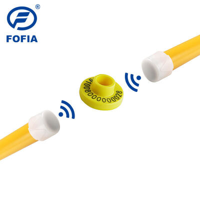 Πιστοποιημένη από την ICAR RFID ακουστική ετικέτα με υλικό TPU και συχνότητα 134,2 kHz για τη διαχείριση προβάτων και αιγών