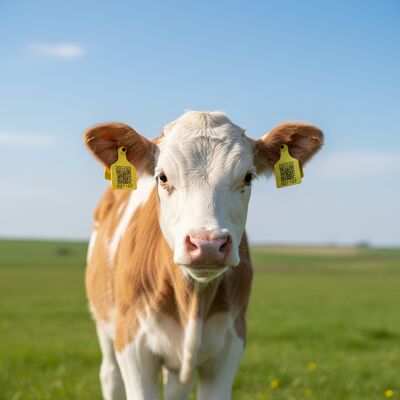 FOFIA Cow TPU οπτική κίτρινη ζωοτροφική σύνδεση