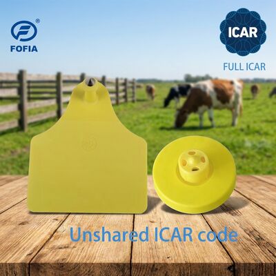 ISO11784/5 Πλήρης ICAR Εγκριθείσα Ηλεκτρονική Ετικέτα Ακουστού Ανερόστερη RFID Ετικέτα Κατσίκας για τη Διοίκηση της Φάρμας