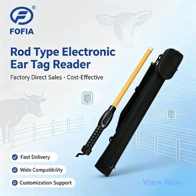 FOFIA PT280 RFID Stick Reader Πολυλειτουργικό 128x32 OLED οθόνη 10-20m Απόσταση ανάγνωσης USB για ISO 11784/5