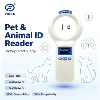 Αδιάβροχο FOFIA PT200 RFID Handheld Reader 128x64 OLED οθόνη Μακρινή απόσταση ανάγνωσης 10-20m Πρωτόκολλο ISO11784/5