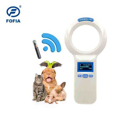 Αδιάβροχο FOFIA PT200 RFID Handheld Reader 128x64 OLED οθόνη Μακρινή απόσταση ανάγνωσης 10-20m Πρωτόκολλο ISO11784/5