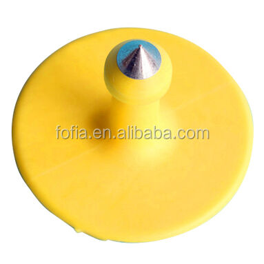 Fofia T904 Combination Animal Ear Tag RFID TPU 72*57mm Laser Coding Farm Cattle Pig Sheep Icar