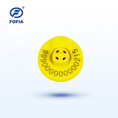 134,2 kHz RFID Livestock Ear Tag με 350N Tension Full Πιστοποίηση ICAR