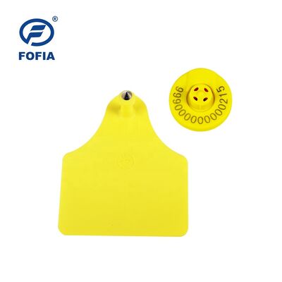 134,2 kHz RFID Livestock Ear Tag με 350N Tension Full Πιστοποίηση ICAR