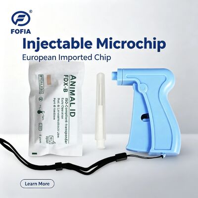 Φωφία Ζεστή πώληση RFID ξεχωριστό και επαναχρησιμοποιήσιμο134.2kHz Animal ID Microchip ZS005 Αδιάβροχο Χρήση κατοικίδιων ζώων Ενέσιμη 1.5 χρόνια εγγύηση