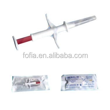 Φόφια 2026 Νέα καυτή πώληση RFID 134.2kHz PP υλικό Animal ID μικροτσίπ Ανερόστερη χρήση εκτροφικής εκμετάλλευσης Πειραματόζωο Ένεση 1,5 έτος RFID Ear Tag