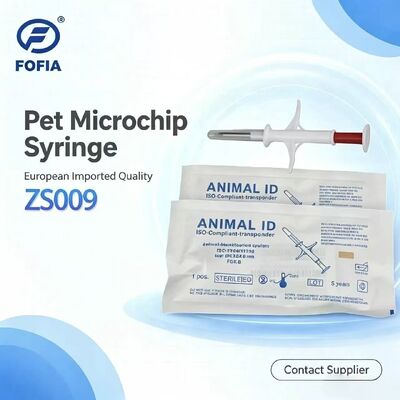 2026 Hot Selling Edition Νέο RFID 134.2kHz Ενσωματωμένο Fofia Ζώο εμφυτεύσιμο μικροτσίπ Αδιάβροχο 3ετές εγγύηση για κατοικίδια ζώα