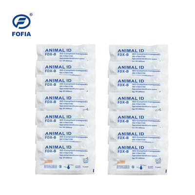 Πιστοποιημένο από το ICAR Fofia 2026 Νέο Hot Selling RFID 134.2kHz Σκύλος Ζώο Ταυτότητα Microchip Διαχωριστός Τύπος Πλαστικό ZS008 Αδιάβροχο για Κατοικίδιο