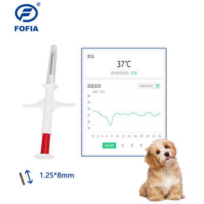 2026Hot Selling Edition Pet Νέο RFID 134.2kHz ολοκληρωμένο κύκλωμα Fofia Ζώο εμφυτεύσιμο μικροτσίπ λευκό υλικό PP αδιάβροχο