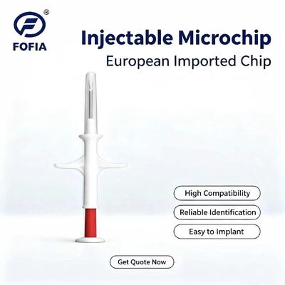 Πιστοποιημένο από την ICAR FOFIA RFID 134.2kHz Ζωοτροφικό μικροτσίπ FDX/EM4305 Τσίπ IP67 Αδιάβροχο για ζωοτροφικά πλαστικά