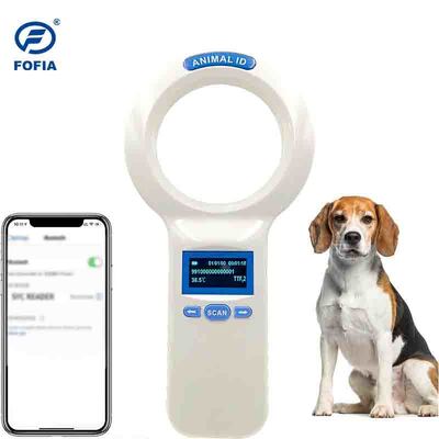 Αδιάβροχο Λευκό FOFIA PT200 RFID Διαχειριζόμενος αναγνώστης 128x64 OLED οθόνη 134.2kHz Συχνότητα Μακρινής αναγνώρισης
