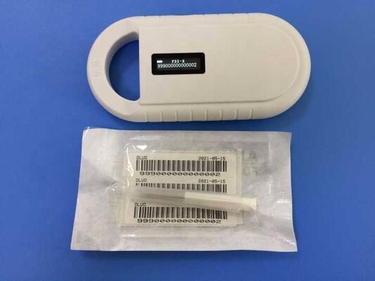 Αναγνώστης καρτών RFID μικροτσίπ ζώων Fofia Handheld Plastic PT160 134.2kHz Οθόνη OLED Μπαταρία λιθίου USB Πιστοποίηση CE ISO