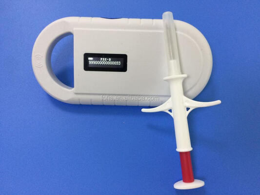 Αναγνώστης καρτών RFID μικροτσίπ ζώων Fofia Handheld Plastic PT160 134.2kHz Οθόνη OLED Μπαταρία λιθίου USB Πιστοποίηση CE ISO