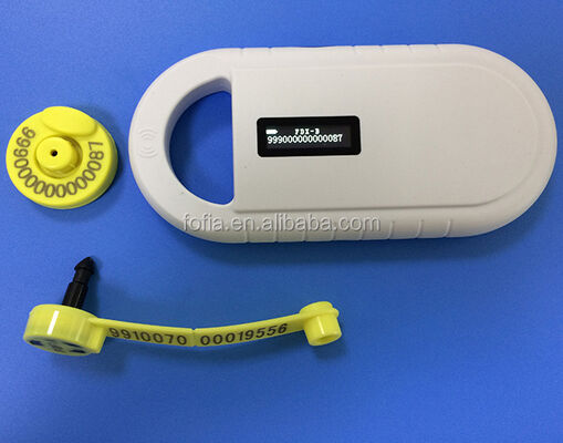 Αναγνώστης καρτών RFID μικροτσίπ ζώων Fofia Handheld Plastic PT160 134.2kHz Οθόνη OLED Μπαταρία λιθίου USB Πιστοποίηση CE ISO