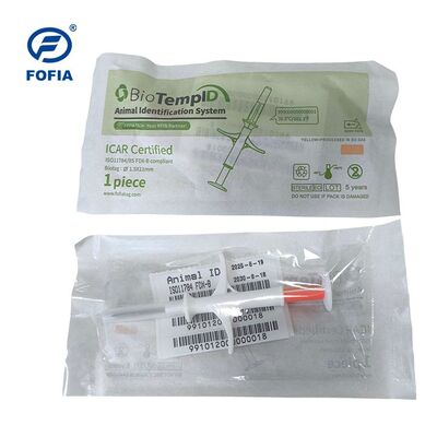 Πιστοποιημένο από το ICAR Fofia Νέο Θερμοευαίσθητο Hot Microchip RFID PP Αδιάβροχο Αναγνωριστικό Ζώων για Σκύλους & Γάτες Κατοικίδια 1.5 Έτος Εγγύηση