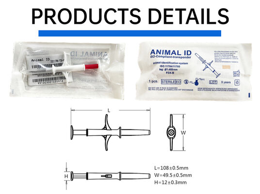 FOFIA Νέο RFID 134,2kHz Ζωοτροφικό μικροτσίπ FDX/EM4305 Τσίπ IP67 Αδιάβροχο Γουρούνι/Γουρούνι/Μπράβατα Ζωοτροφικό Πετροφίμων PP