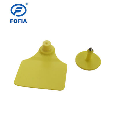 FOFIA Νέα Αδιάβροχα TPU RFID T904+T901 Αυτιά για Βοοειδή Παρακολούθηση Ζώων Εκτροφείου Διαχείριση Αγροτικών Ζώων με 3 Μήνες Εγγύηση