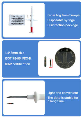 FOFIA Νέο RFID 134.2kHz Microchip Ζώων FDX/EM4305 IP67 Αδιάβροχο για Βοοειδή/Χοίρους/Πρόβατα/Κατοικίδια Ζώα Έγχυση PP