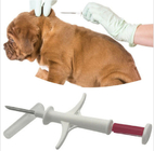 ζωικό μικροτσίπ γατών σκυλιών της Pet μοσχευμάτων αναμεταδοτών συρίγγων ζωικού κεφαλαίου ετικεττών γυαλιού ταυτότητας 134.2khz fdx-β RFID