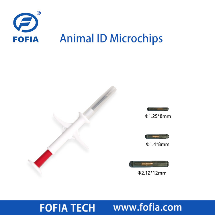 Εμφυτεύσιμο μικροτσίπ 134.2khz Rfid Ζώο Chip Pet Id Ενέσιμα μικροτσίπ για ζώα με σύριγγα
