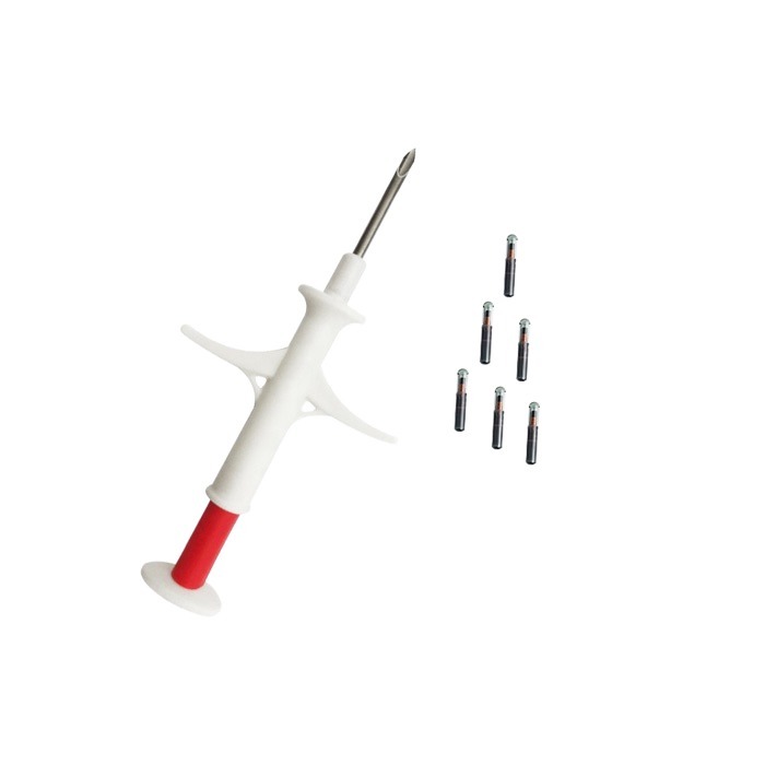 ICAR Approved EM4305 RFID Microchip with Mini Tag and Rewritable 134.2 kHz Frequency for Animal Identification