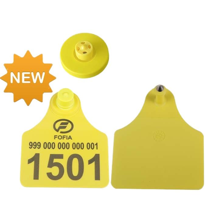FULL ICAR Certified TPU Plastic RFID Ear Tag New Condition Crotales for Animals Top Farm Equipment Supplier From China