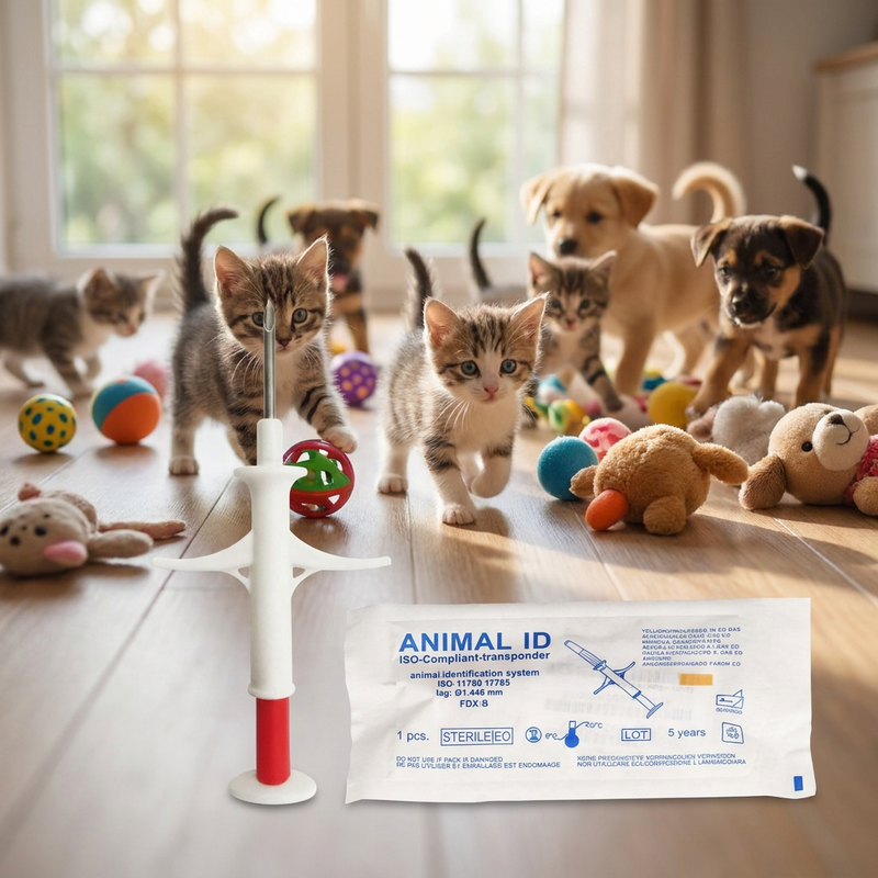Εξαιρετικά μικρός και ελαφρύς FDX-B Mini Animal Transponder for Animal Shelters ZS007